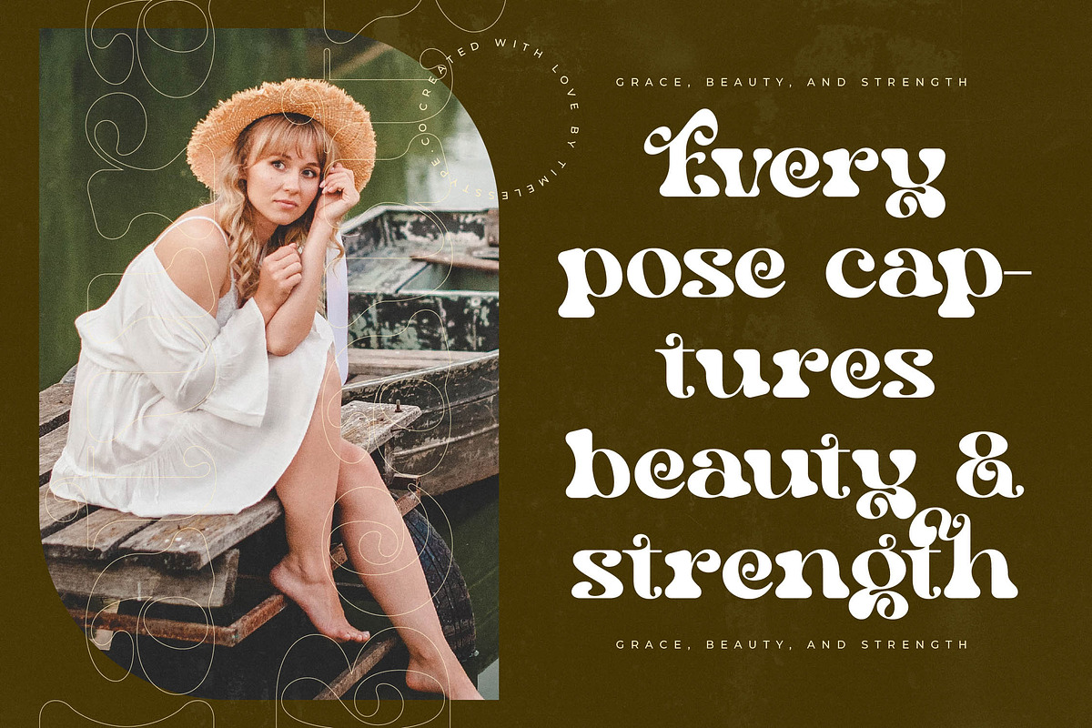 Bright Films Modern Retro Serif, a Serif Font by timelesstype.co (Photo 3 of 20)