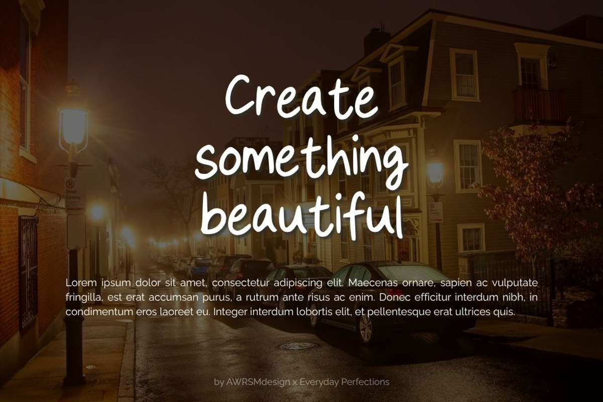 Pelmivo | Handwriting Display Font, a Handwritten Font by Everyday Perfection (Photo 5 of 5)