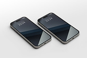 iPhone 15 Pro Mockup, a Device Mockup by graphic_keY (Thumbnail 2 of 3)