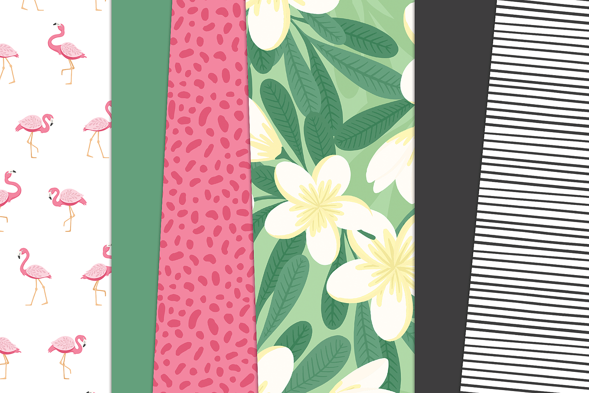 Summer Tropical Digital Bundle, a Pattern Graphic by Paper Starr Studio (Photo 5 of 8)
