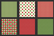 Christmas geometric backgrounds, a Pattern Graphic by Paper Farms (Thumbnail 3 of 4)