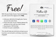 32 CAKE Instagram Canva Templates, a Social Media Template by Talipic Designs (Thumbnail 4 of 7)