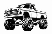 Offroad Truck Silhouette Pack, an Illustration by BIPLOB EXPERT (Thumbnail 5 of 9)
