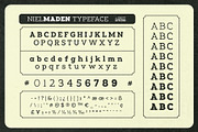 Nielmaden, a Slab Serif Font by Drizy (Thumbnail 3 of 9)