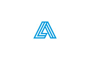 Letter A Logo 03, a Branding & Logo Template by Mauro Bertolino (Thumbnail 1 of 4)