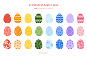 Happy Easter day vector collection, a Decorative Illustration by Peviotadesign (Thumbnail 2 of 14)