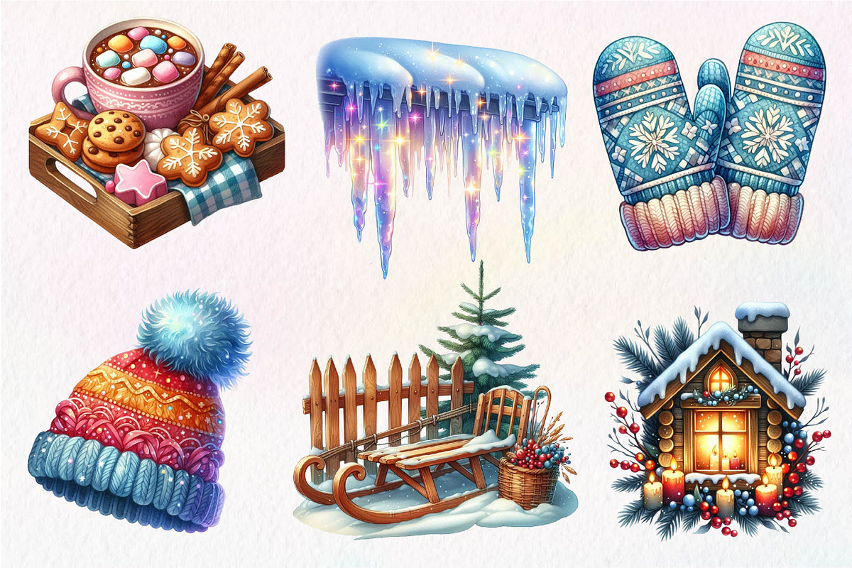Cozy Winter Wonderland Collection, an Illustration by Dream Creation (Photo 2 of 7)