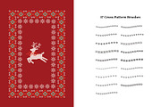 Procreate Cross Stitch Christmas, a Brush Add-On by Pencil Twist (Thumbnail 3 of 10)