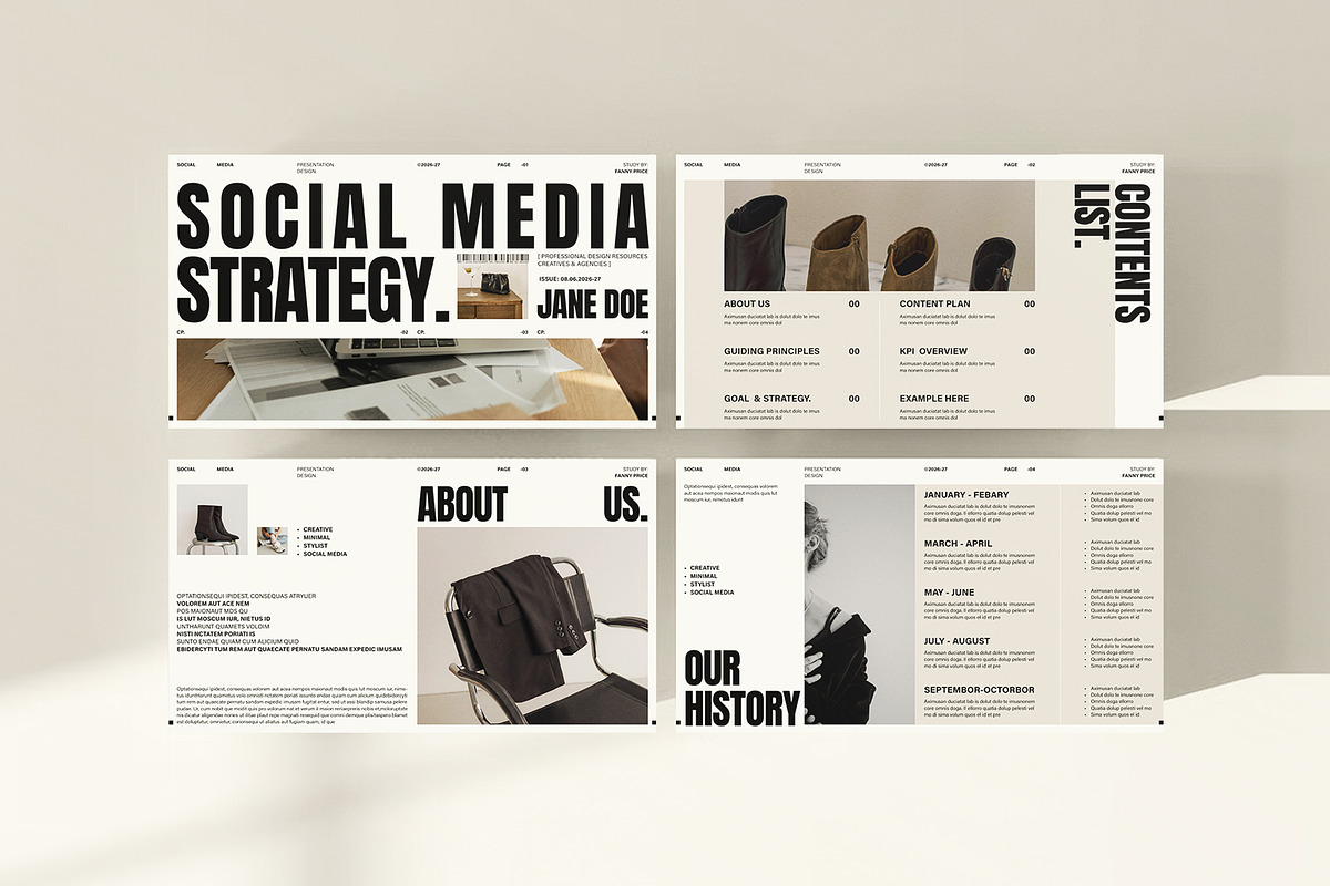 Social Media Strategy Presentation, a Presentation Template by ArtisanaAura (Photo 7 of 12)