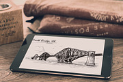 Sketching Edinburgh - Ink Edition, a Person Illustration by AntonPix Studio (Thumbnail 4 of 6)