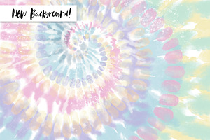 Rainbow Tie-Dye Backgrounds