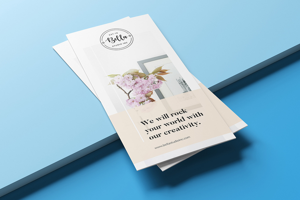 Agency Profile Trifold Brochure, a Brochure Template by GraphicsEgg (Photo 1 of 5)