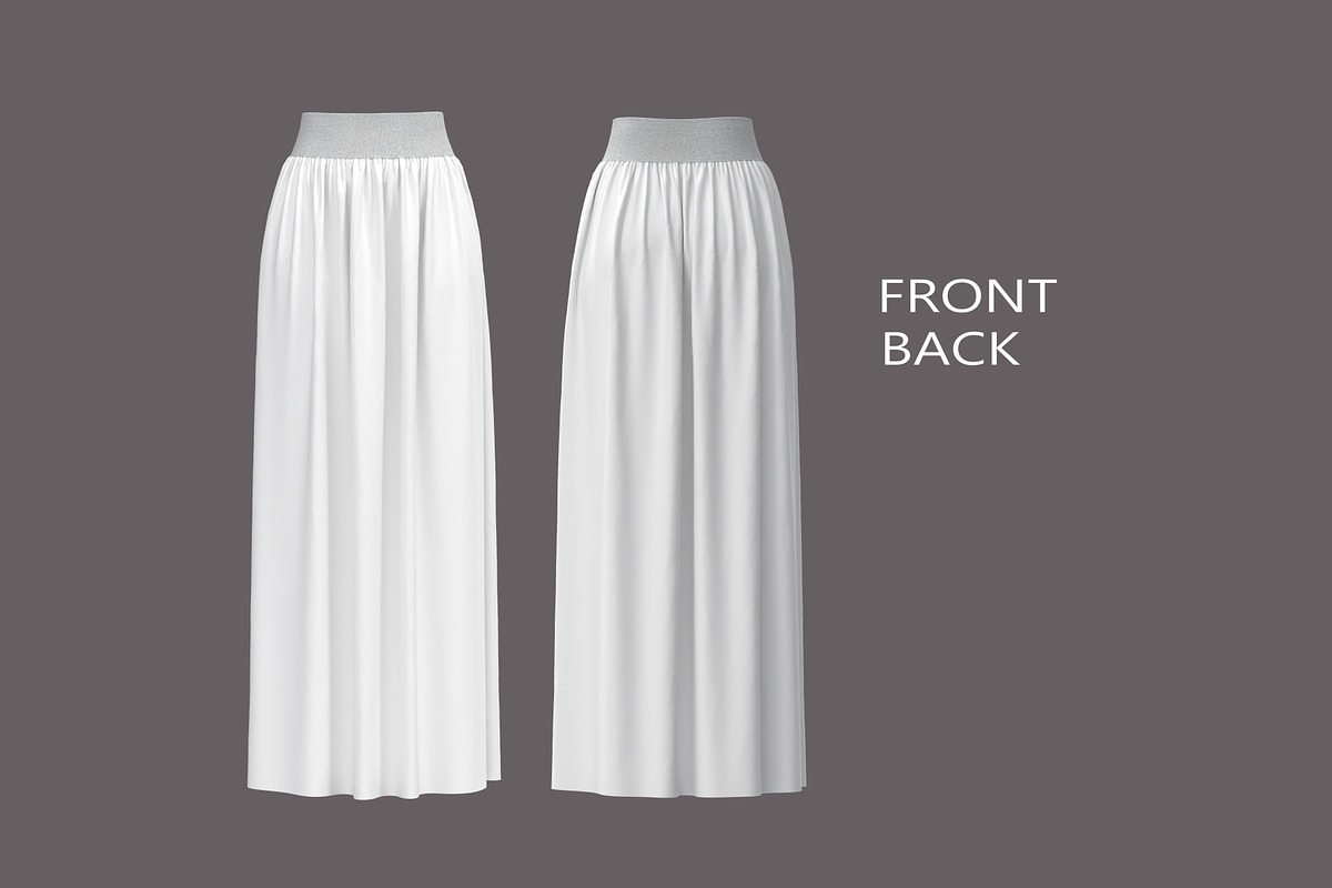 Woman Skirt Mockup, an Advertising Mockup by PudraART (Photo 6 of 7)