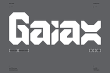 Gaiax - Futuristic Font