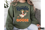 Ramble Goose Funny Goose PNG, a Seasonal Illustration by DreamCafeArt (Thumbnail 3 of 4)