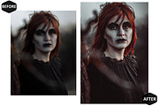 12 Day of the Dead Photoshop Actions, an Action Add-On by Hue Palettte Studio (Thumbnail 6 of 10)