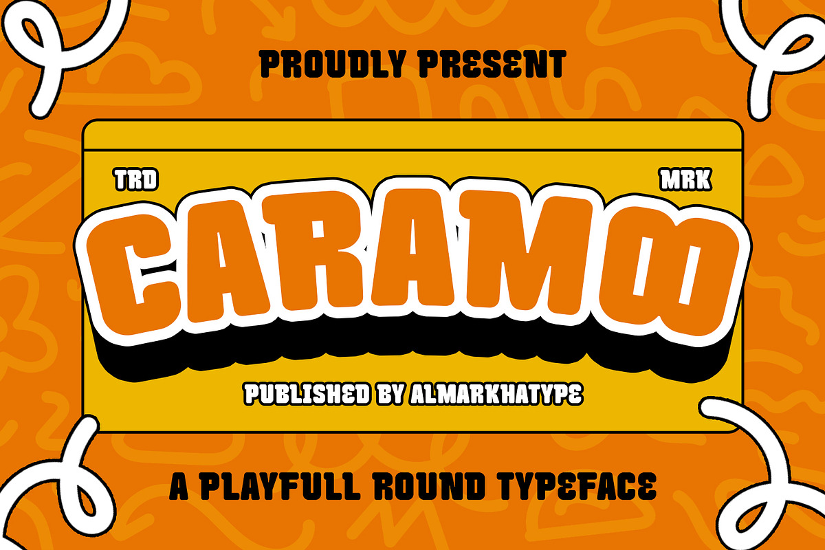 Caramoo – Playful Round Font, a Sans Serif Font by Almarkhatype (Photo 1 of 10)