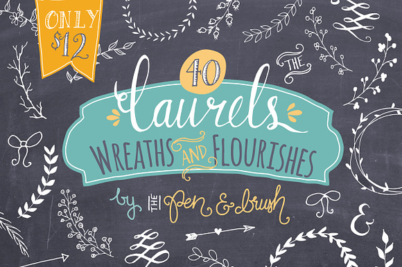 Laurels & Wreaths - Vector preview 4