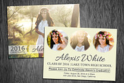 Graduation Announcement Template 06, a Card Template by Supremer Studio (Thumbnail 1 of 2)