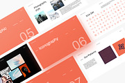 Coral | Brand Guidelines Template, a Presentation Template by CreativeSoup.io (Thumbnail 6 of 10)