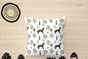 Scandinavian mysterious forest, a Pattern Graphic by Lineli (Thumbnail 10 of 13)