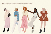 ABSTRACT ILLUSTRATIONS STYLISH GIRLS, a Person Illustration by Olg Store (Thumbnail 2 of 7)