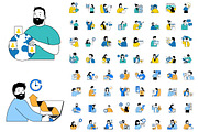 Bundle Flat Concept Illustrations, a Finance Illustration by alexdndz (Thumbnail 15 of 16)