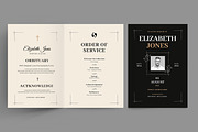 Elegant Funeral Invitation Card, a Stationery Template by MightyDesign (Thumbnail 1 of 8)