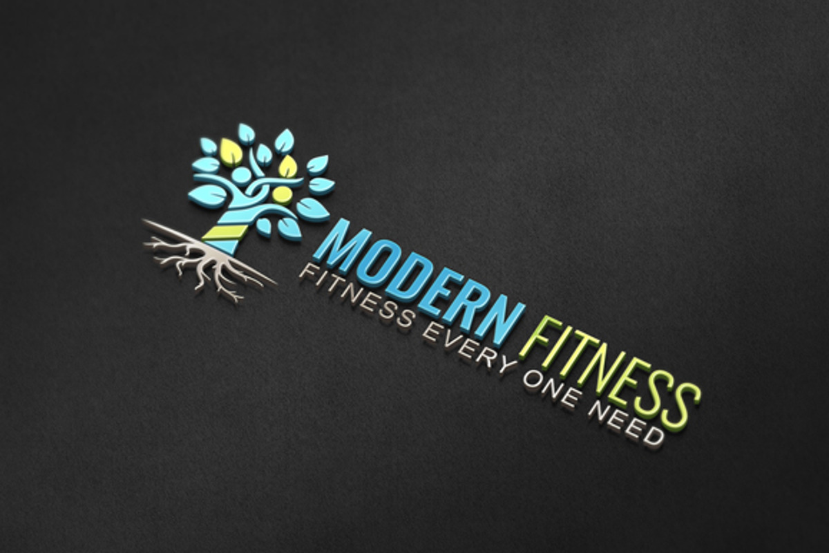 Modern Fitness, a Branding & Logo Template by luckydesigner (Photo 3 of 3)