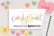 Procreate Candy Hearts, a Brush Add-On by Hewitt Avenue (Thumbnail 1 of 5)