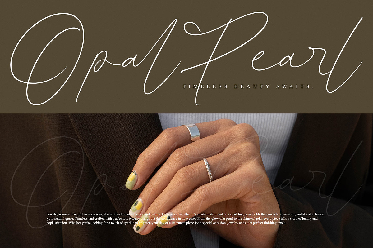 Brookside Pasture, a Handwritten Font by operatype.co (Photo 8 of 15)