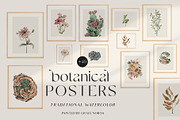 Watercolor floral posters prints, a Decorative Illustration by Grace Noboa Illustrations (Thumbnail 1 of 12)