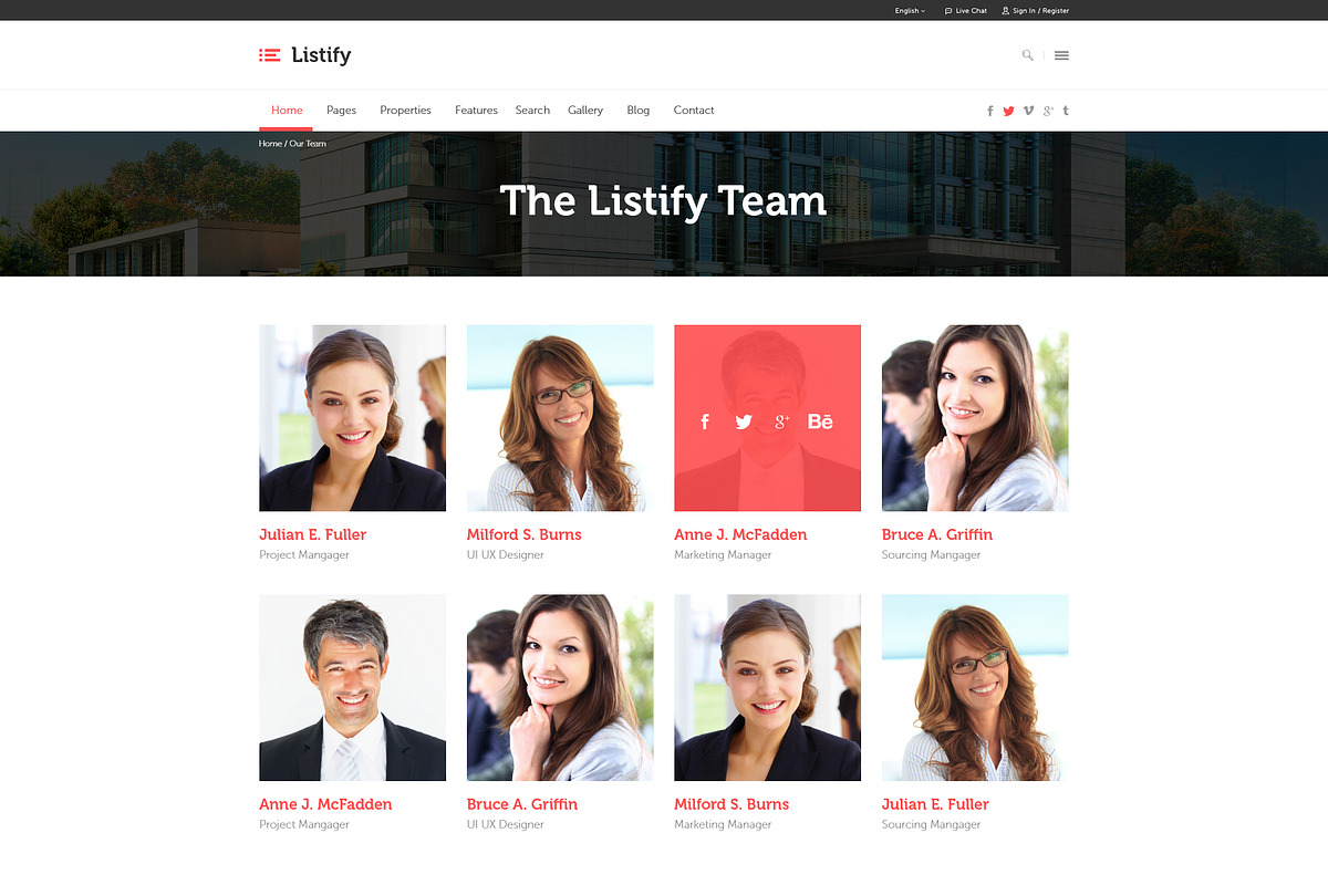 Listify - PSD, a Websites & App Template by VishnuSathyan (Photo 5 of 5)