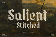 CS Salient Stitched, a Blackletter Font by Craft Supply Co. (Thumbnail 1 of 8)
