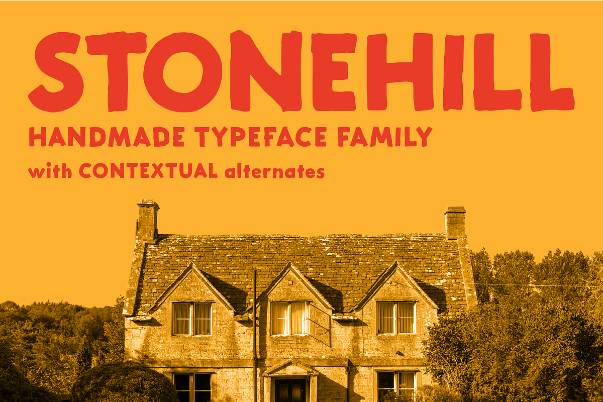 Stonehill, a Sans Serif Font by Great Scott! (Photo 1 of 8)