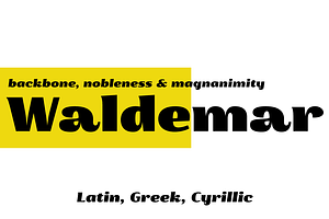 Waldemar 4F Black