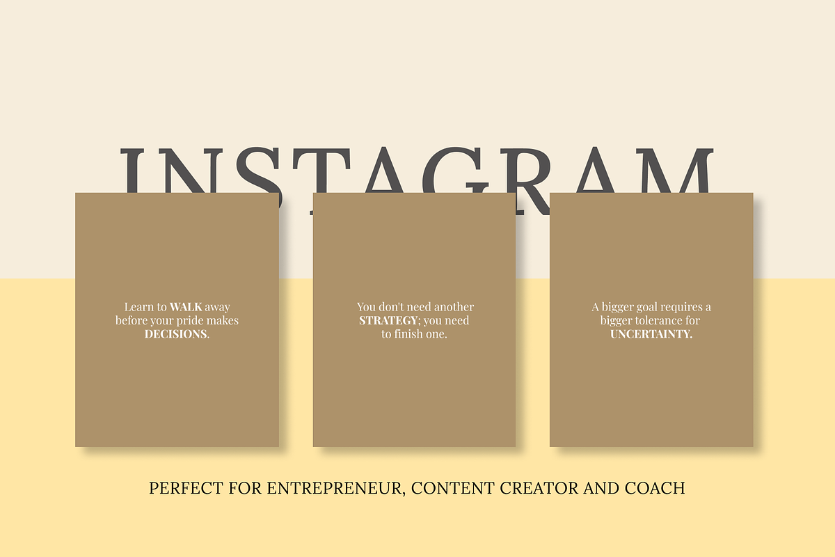 INSPIRING 50 INSTAGRAM TEMPLATE, a Social Media Template by RB Boutique (Photo 2 of 8)