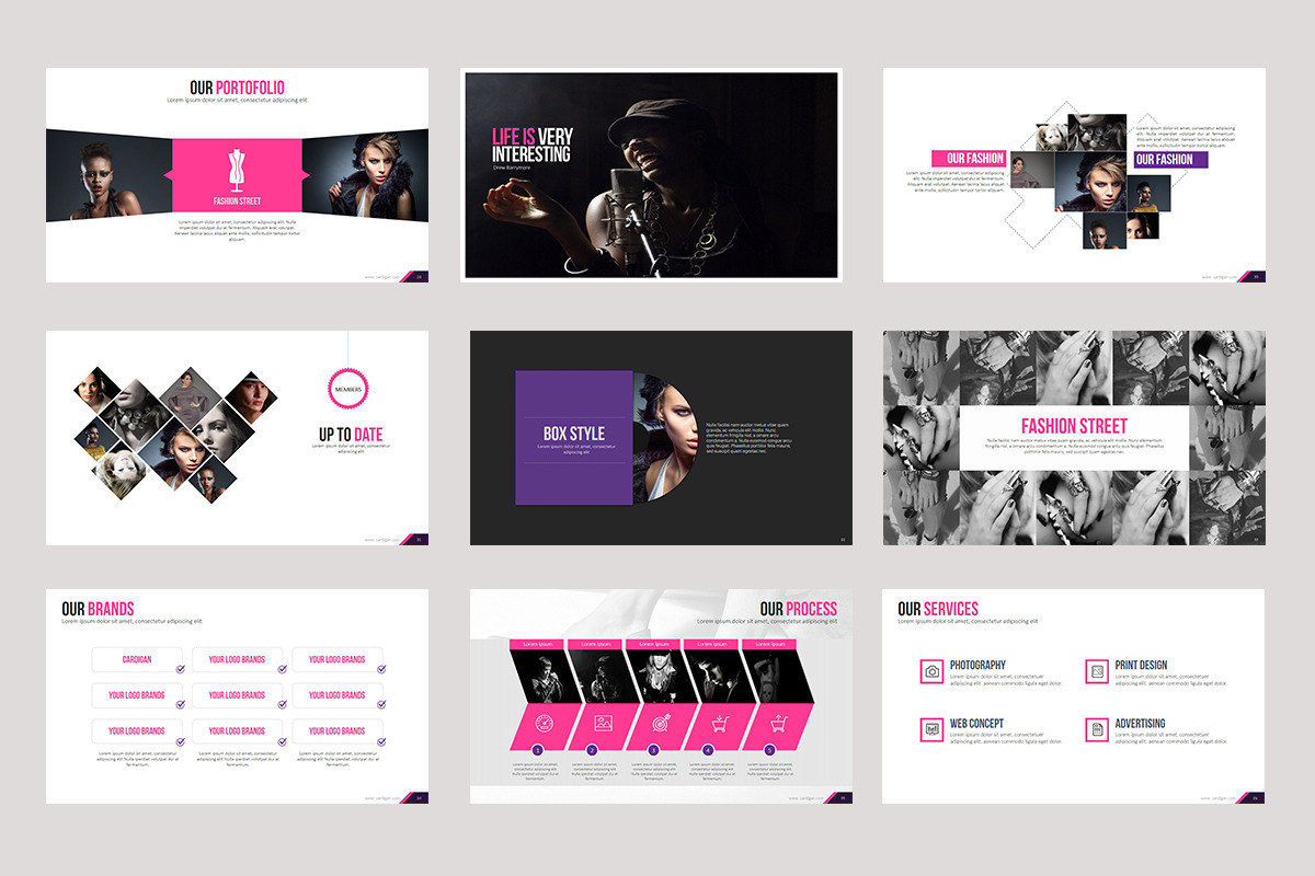 Fashion Keynote template, a Presentation Template by Stock Shape (Photo 5 of 12)