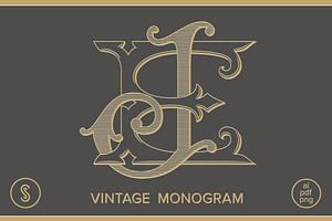 EJ Monogram JE Monogram
