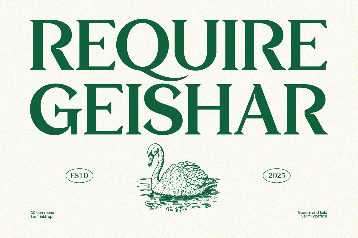 GC Commune – Modern Inktrap Serif, a Serif Font by Glyphonic (Photo 14 of 16)