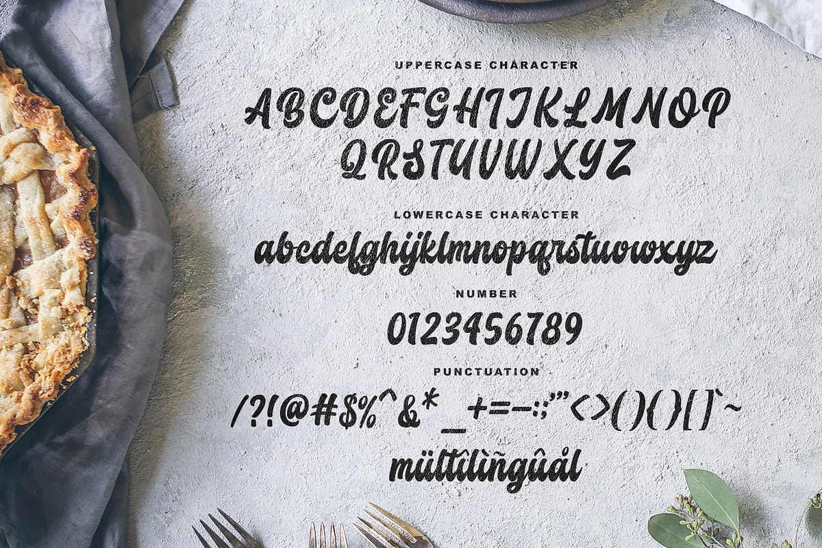 Butchery Bolds Script Font preview 8