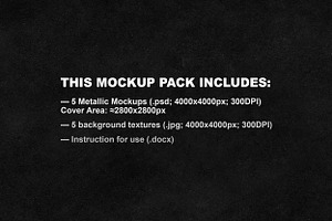 METALLIC WRAP MOCKUP PACK