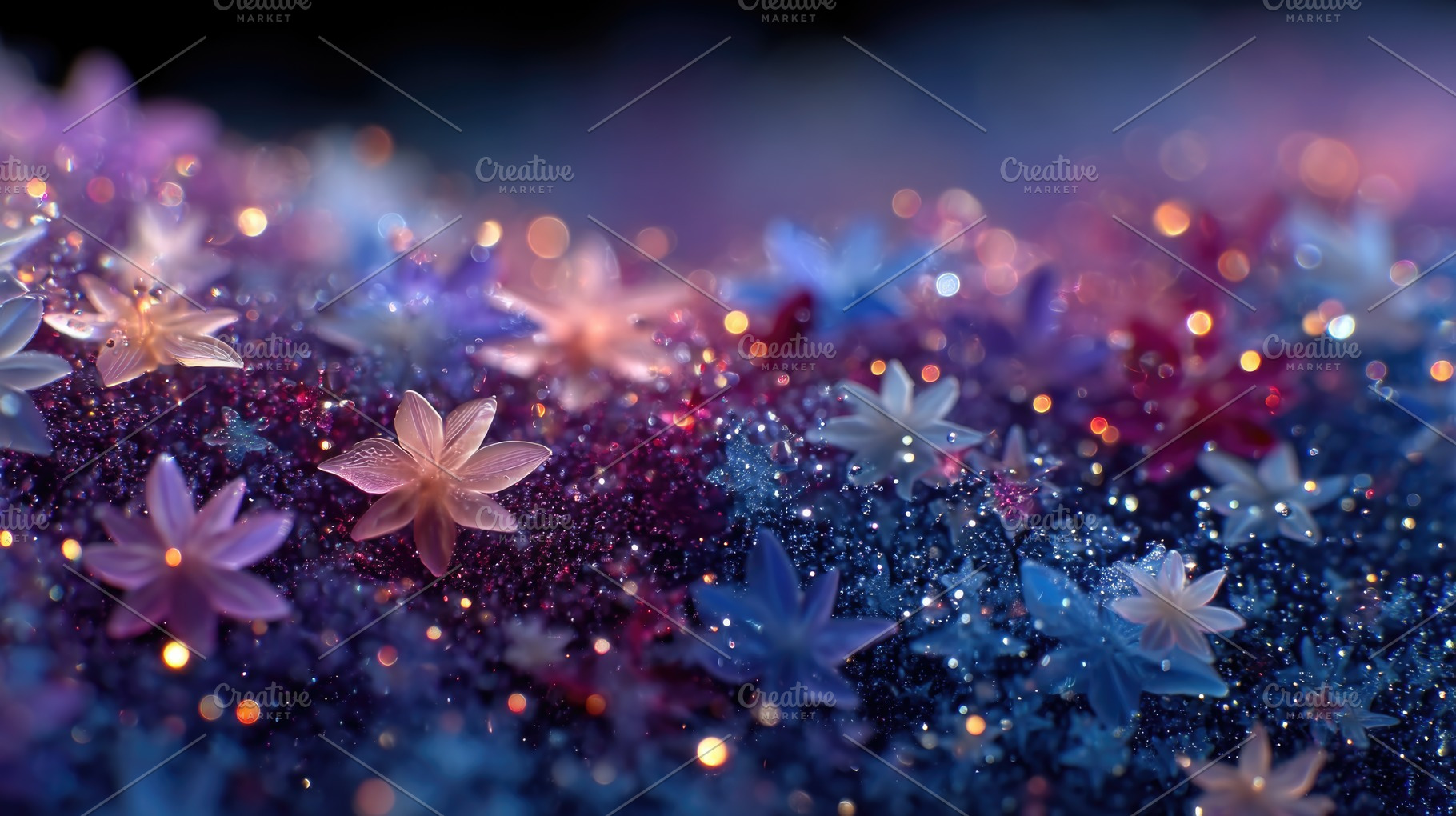Abstract patriotic floral background for Fourth of July celebrat, a Holiday Photo by José Manuel Gelpi