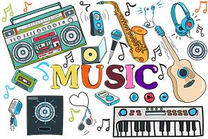 MUSIC- big set   (vector)
