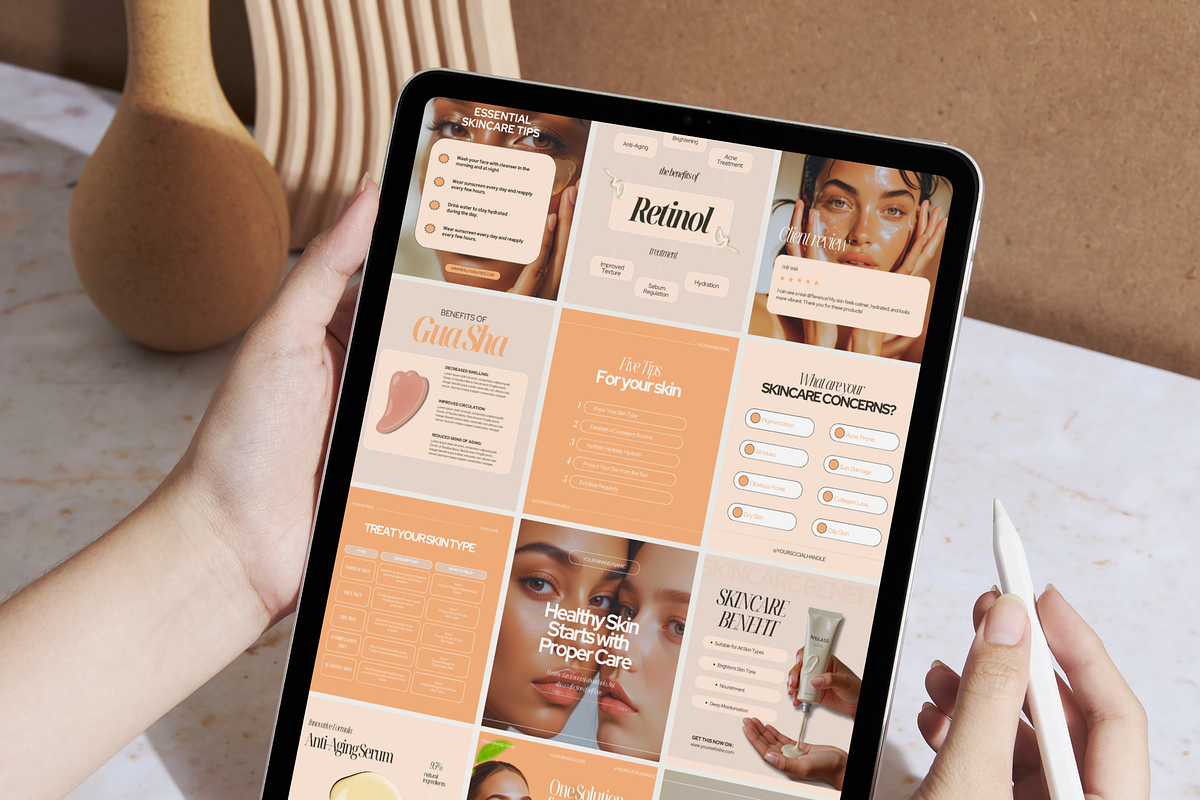Skincare Instagram Templates, a Social Media Template by My Template Studio (Photo 21 of 26)