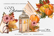 Cozy Autumn. Collection, an Illustration by Leonaa art (Thumbnail 1 of 13)