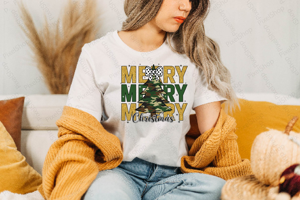 Merry Christmas Sublimation PNG, an Illustration by DreamPrint404 (Photo 6 of 7)