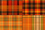 Orange Plaid Halloween Paper 12x12, a Texture Illustration by Area (Thumbnail 16 of 17)