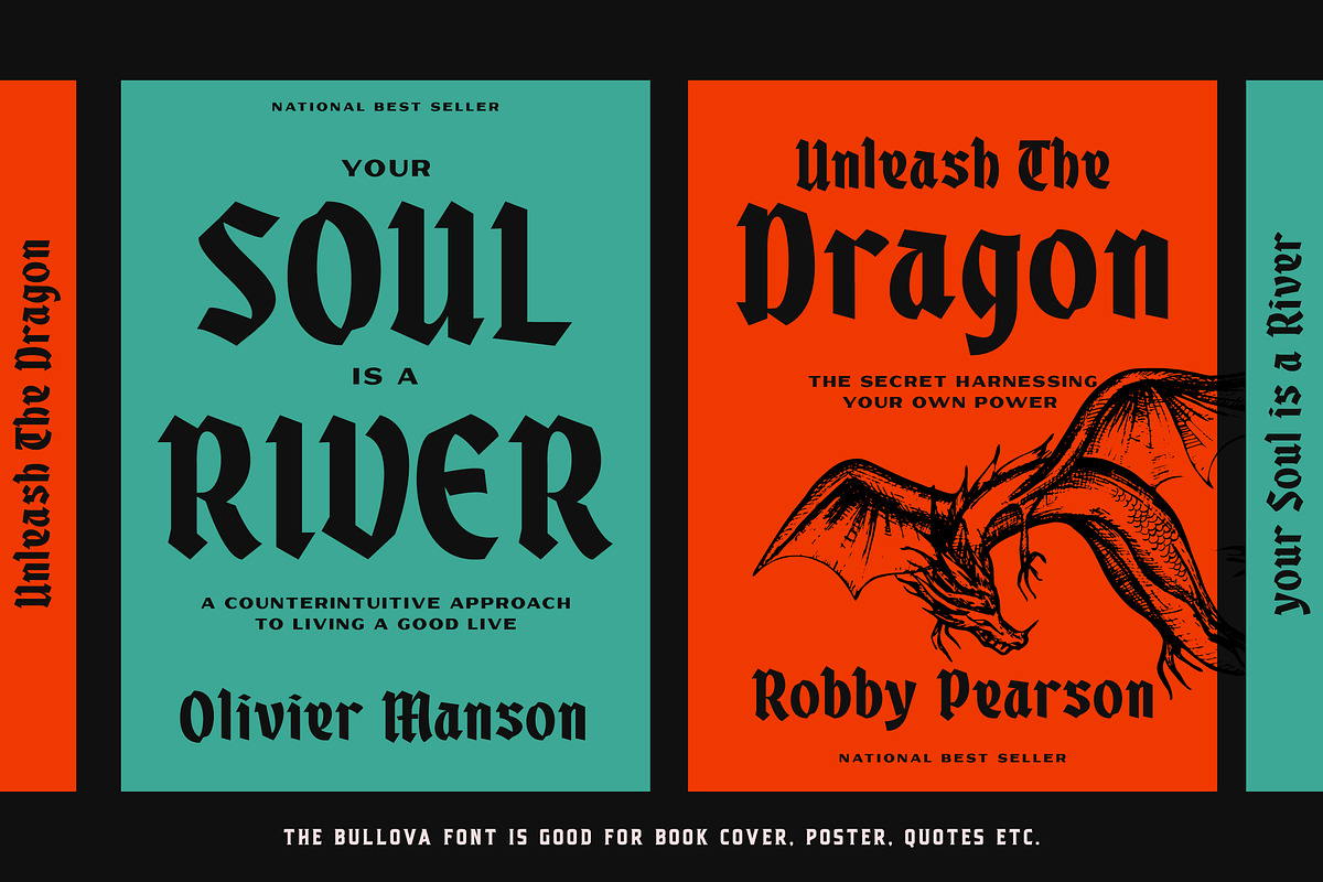 The Bullova Blackletter Fonts, a Blackletter Font by Angin Studio (Photo 16 of 18)