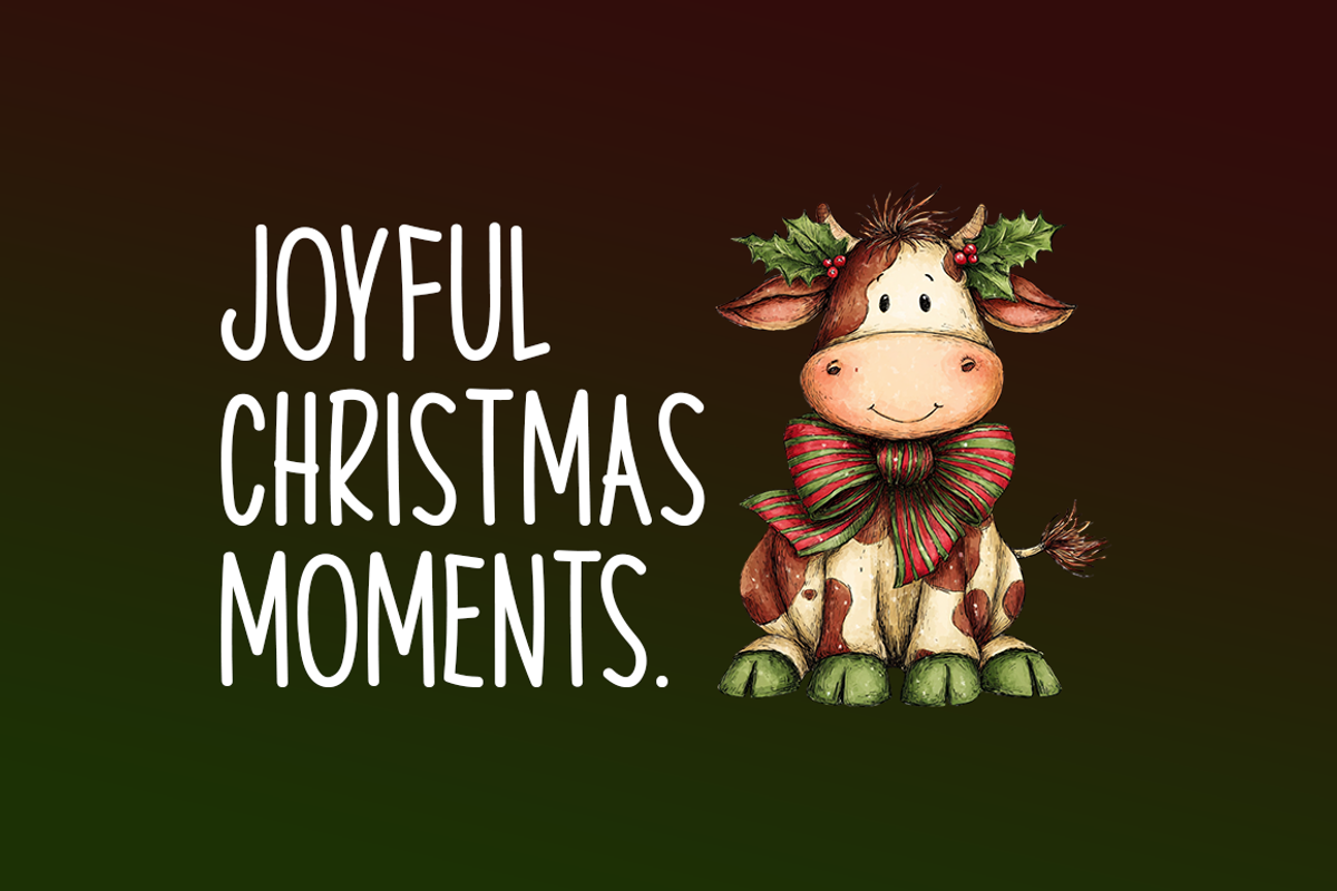 Merry Blessings Typeface, a Handwritten Font by Seemly Fonts (Photo 2 of 6)